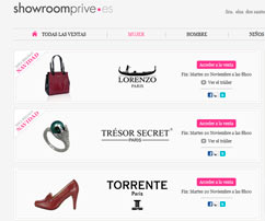 Showroomprive comercializa en Portugal y Holanda